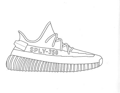 yeezy kleurplaat